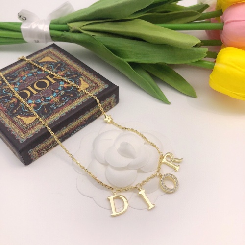 Replica Christian Dior Necklaces #1252606 $27.00 USD for Wholesale