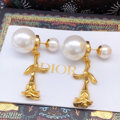 Replica Christian Dior Earrings For Women #1252938 $27.00 USD for Wholesale