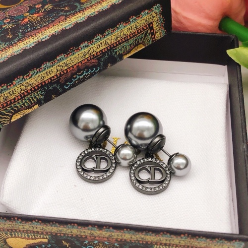 Replica Christian Dior Earrings For Women #1252952 $29.00 USD for Wholesale