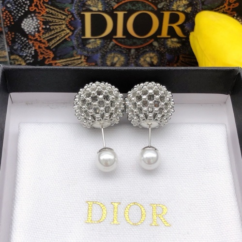 Replica Christian Dior Earrings For Women #1253002 $27.00 USD for Wholesale