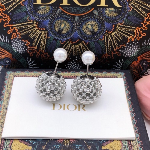 Replica Christian Dior Earrings For Women #1253002 $27.00 USD for Wholesale