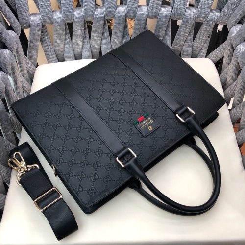 Replica Gucci AAA Man Handbags #1253159 $155.00 USD for Wholesale