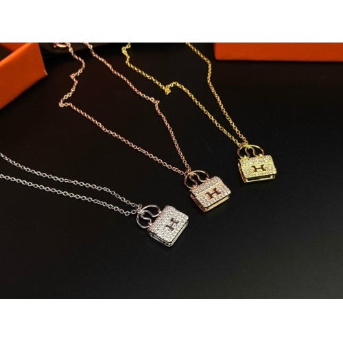 Replica Hermes Necklaces For Women #1253259 $27.00 USD for Wholesale