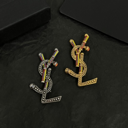 Replica Yves Saint Laurent Brooches For Women #1254036 $38.00 USD for Wholesale