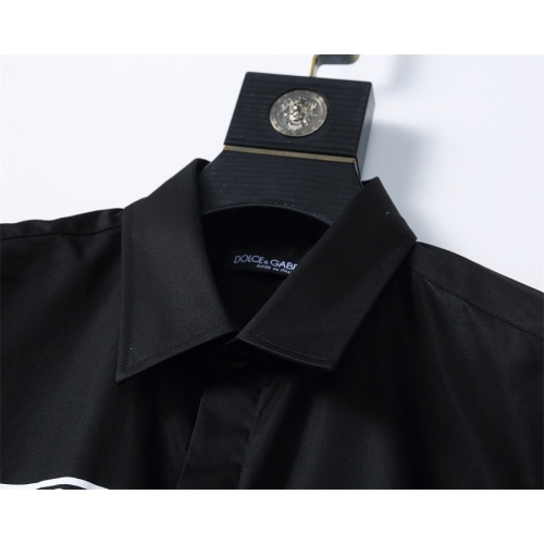 Replica Dolce & Gabbana D&G Shirts Long Sleeved For Men #1254055 $48.00 USD for Wholesale