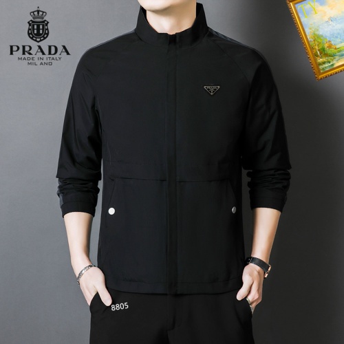 Replica Prada Jackets Long Sleeved For Men #1254265 $60.00 USD for Wholesale