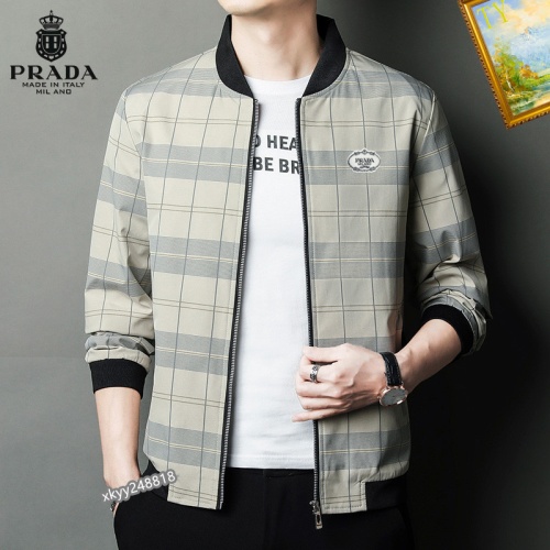 Replica Prada Jackets Long Sleeved For Men #1254269 $60.00 USD for Wholesale