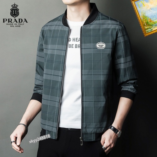 Replica Prada Jackets Long Sleeved For Men #1254270 $60.00 USD for Wholesale