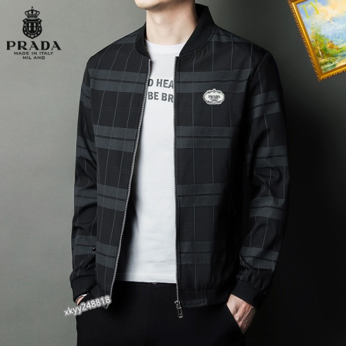 Replica Prada Jackets Long Sleeved For Men #1254271 $60.00 USD for Wholesale