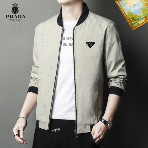 Replica Prada Jackets Long Sleeved For Men #1254297 $60.00 USD for Wholesale