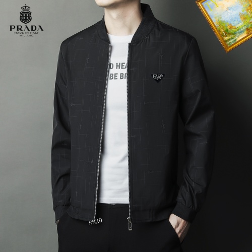 Replica Prada Jackets Long Sleeved For Men #1254303 $60.00 USD for Wholesale