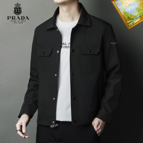 Cheap Prada Jackets Long Sleeved For Men #1254327, $$60.00 USD On Prada Jackets