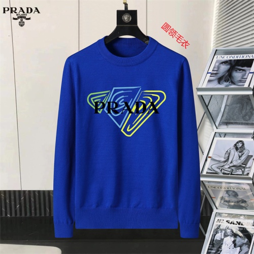 Cheap Prada Sweater Long Sleeved For Men #1254588, $$45.00 USD On Prada Sweater