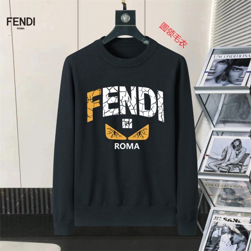 Cheap Fendi Sweaters Long Sleeved For Men #1254620, $$45.00 USD On Fendi Sweaters