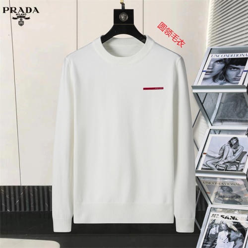 Cheap Prada Sweater Long Sleeved For Men #1254658, $$45.00 USD On Prada Sweater