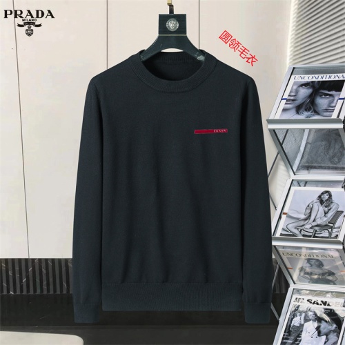 Cheap Prada Sweater Long Sleeved For Men #1254660, $$45.00 USD On Prada Sweater