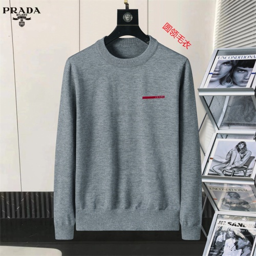 Cheap Prada Sweater Long Sleeved For Men #1254661, $$45.00 USD On Prada Sweater