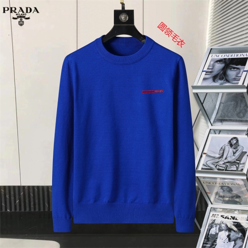 Cheap Prada Sweater Long Sleeved For Men #1254663, $$45.00 USD On Prada Sweater