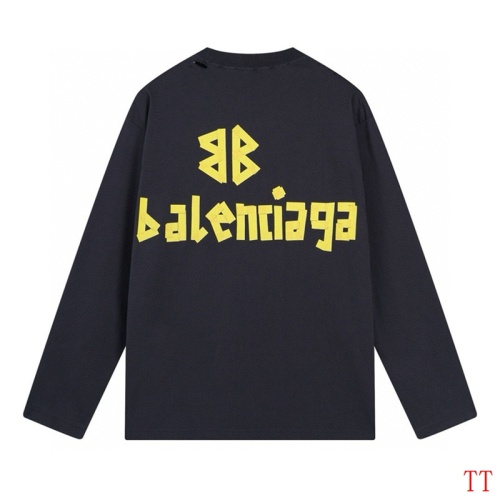 Replica Balenciaga T-Shirts Long Sleeved For Unisex #1255155 $45.00 USD for Wholesale