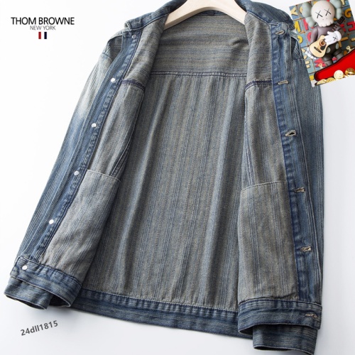 Replica Thom Browne Jackets Long Sleeved For Men #1255464 $68.00 USD for Wholesale