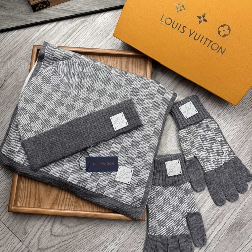 Replica Louis Vuitton LV Hat and Scarf and Glove Set #1255535 $76.00 USD for Wholesale