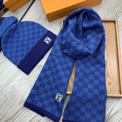 Cheap Louis Vuitton LV Hat and Scarf Set #1255554, $$52.00 USD On Louis Vuitton LV Hat and Scarf and Glove Set