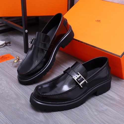 Cheap Hermes Leather Shoes For Men #1255720, $$115.00 USD On Hermes Leather Shoes