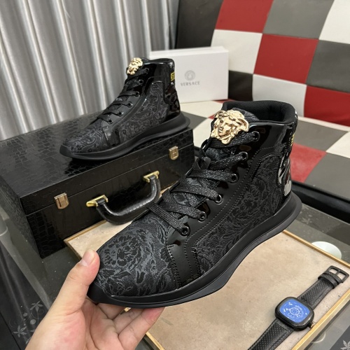 Cheap Versace High Tops Shoes For Men #1255818, $$76.00 USD On Versace High Tops Shoes