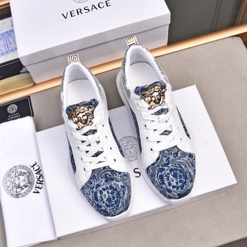 Replica Versace Casual Shoes For Men #1255957 $76.00 USD for Wholesale