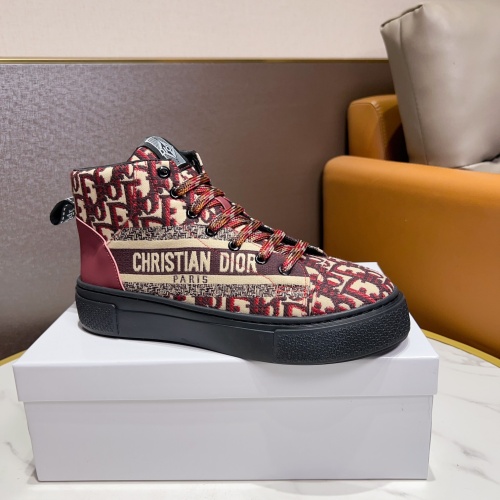 Replica Christian Dior High Top Shoes For Men #1256399 $80.00 USD for Wholesale