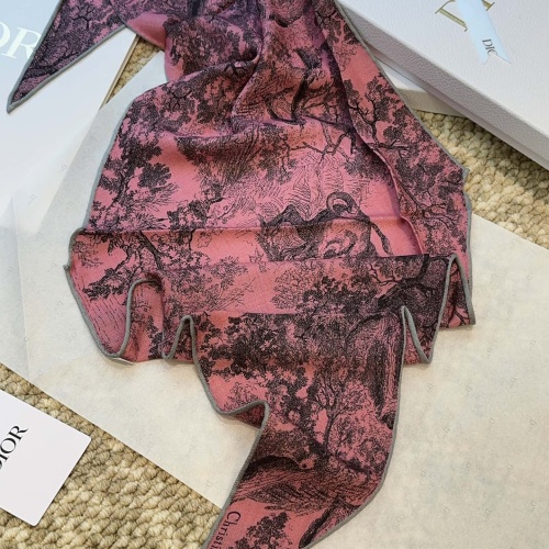 Replica Christian Dior Silk Scarf #1256742 $56.00 USD for Wholesale