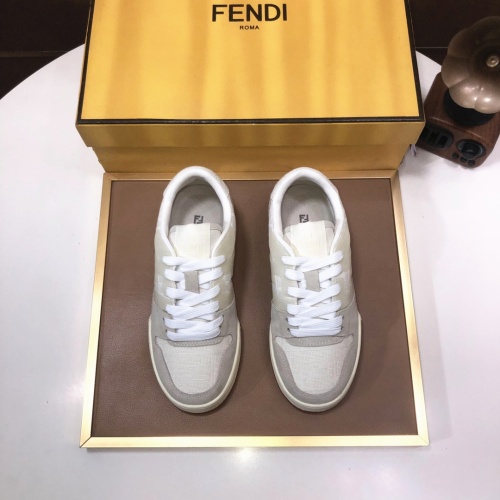 Replica Fendi Casual Shoes For Men #1256758 $105.00 USD for Wholesale