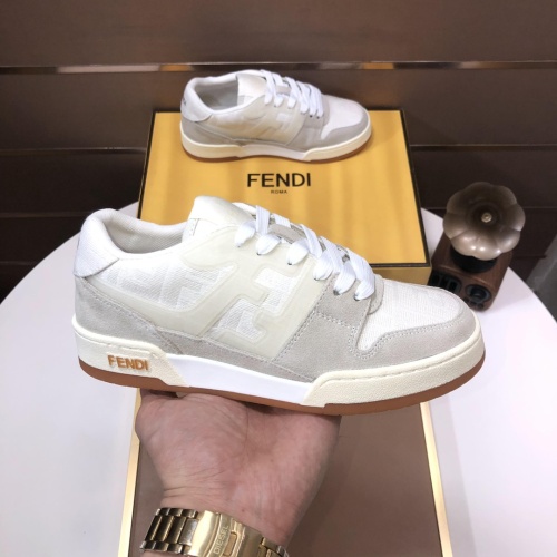 Replica Fendi Casual Shoes For Men #1256758 $105.00 USD for Wholesale