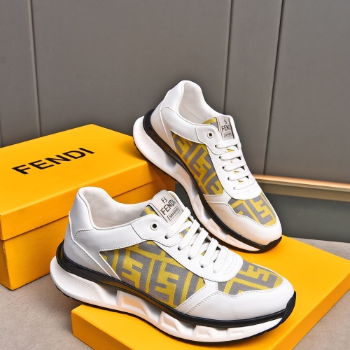 Replica Fendi Casual Shoes For Men #1256930 $80.00 USD for Wholesale