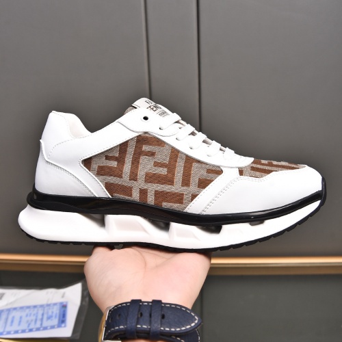 Replica Fendi Casual Shoes For Men #1256931 $80.00 USD for Wholesale