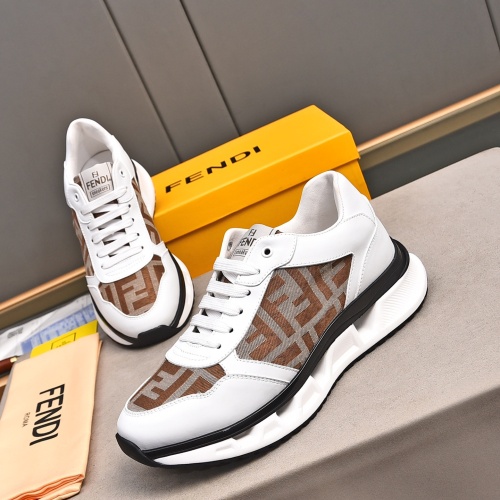 Replica Fendi Casual Shoes For Men #1256931 $80.00 USD for Wholesale