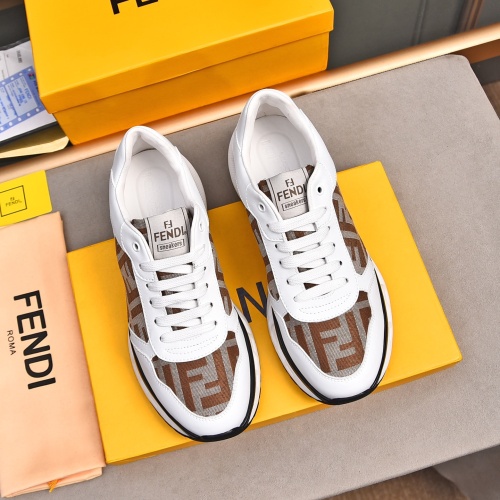 Replica Fendi Casual Shoes For Men #1256931 $80.00 USD for Wholesale