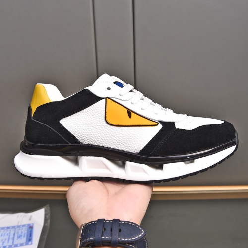 Replica Fendi Casual Shoes For Men #1256933 $80.00 USD for Wholesale