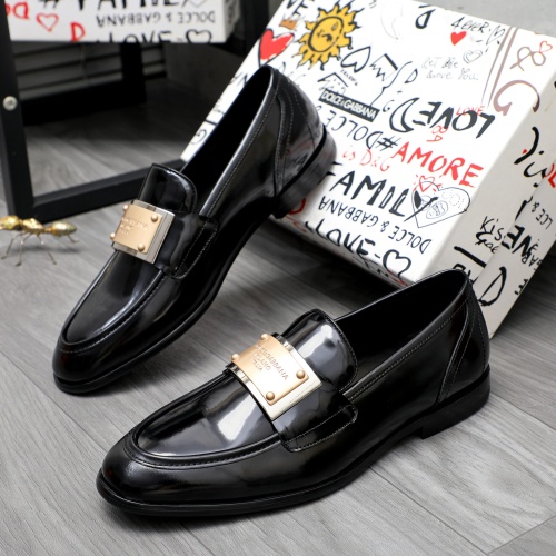 Cheap Dolce &amp; Gabbana D&amp;G Leather Shoes For Men #1256946, $$125.00 USD On Dolce &amp; Gabbana D&amp;G Leather Shoes