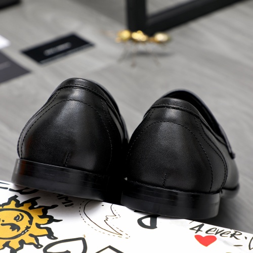 Replica Dolce & Gabbana D&G Leather Shoes For Men #1256947 $125.00 USD for Wholesale