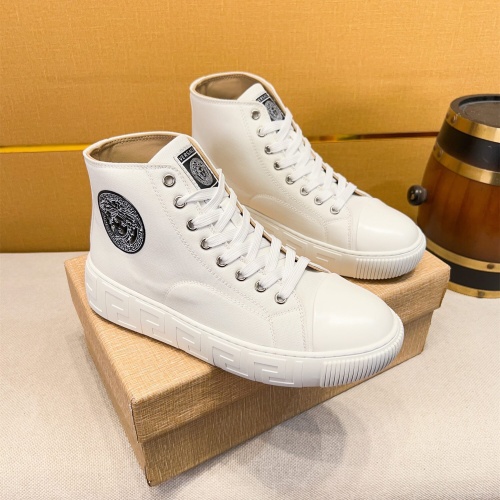 Cheap Versace High Tops Shoes For Men #1256957, $$76.00 USD On Versace High Tops Shoes