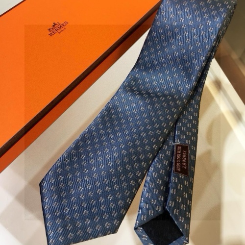 Replica Hermes Necktie For Men #1257305 $38.00 USD for Wholesale