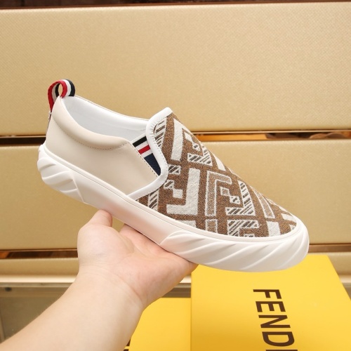 Replica Fendi Casual Shoes For Men #1257589 $85.00 USD for Wholesale