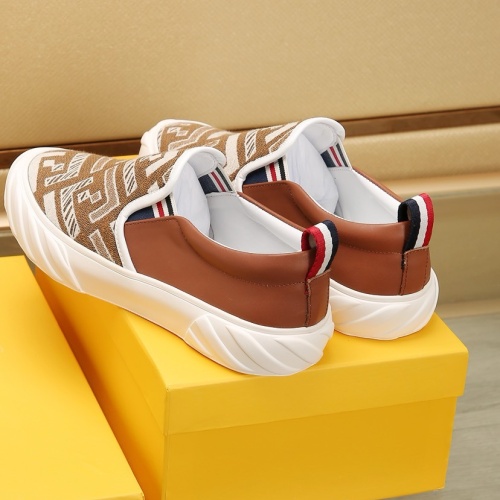 Replica Fendi Casual Shoes For Men #1257590 $85.00 USD for Wholesale