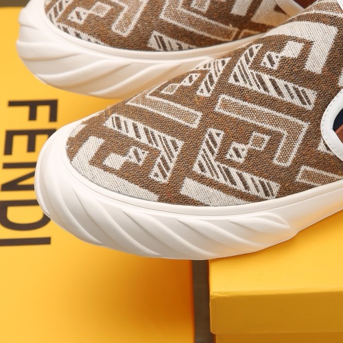 Replica Fendi Casual Shoes For Men #1257590 $85.00 USD for Wholesale