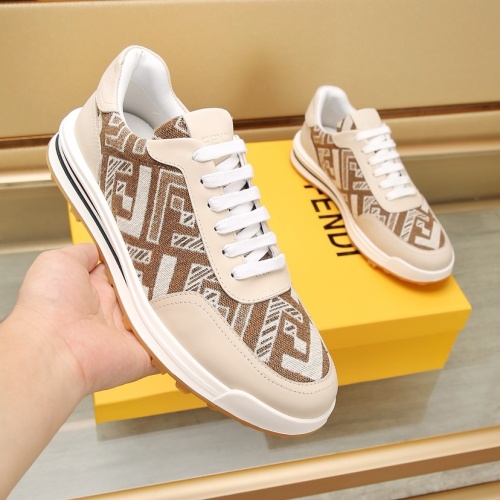 Replica Fendi Casual Shoes For Men #1257591 $88.00 USD for Wholesale