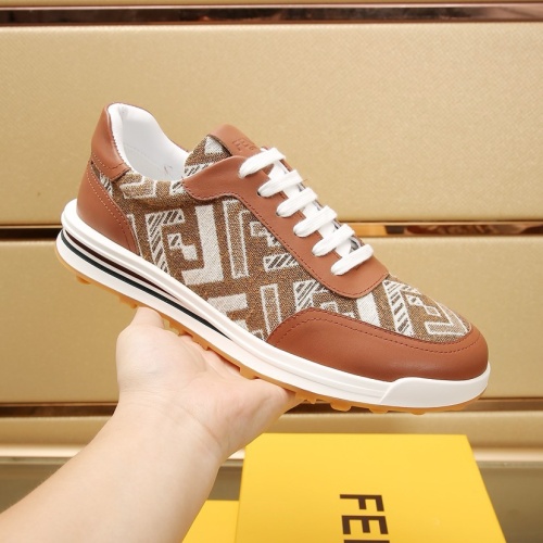 Replica Fendi Casual Shoes For Men #1257592 $88.00 USD for Wholesale