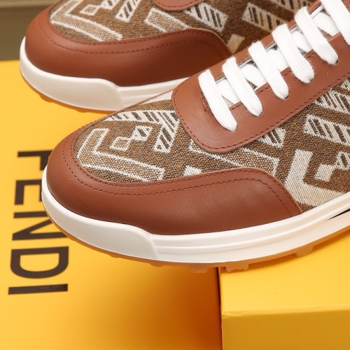 Replica Fendi Casual Shoes For Men #1257592 $88.00 USD for Wholesale