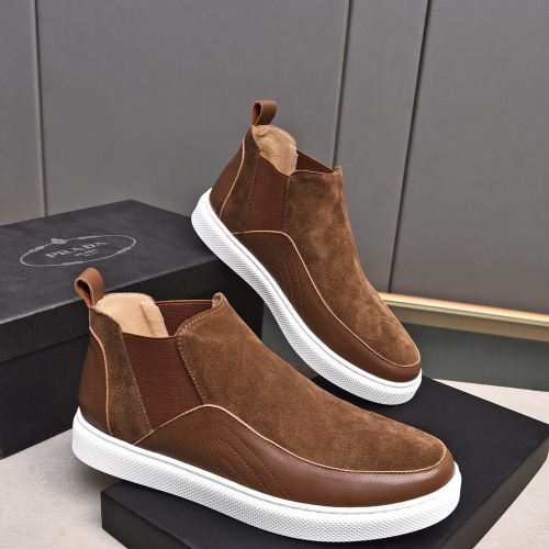 Replica Prada Boots For Men #1257671 $82.00 USD for Wholesale