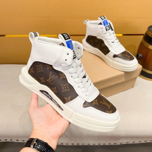 Replica Louis Vuitton High Tops Shoes For Men #1257735 $80.00 USD for Wholesale